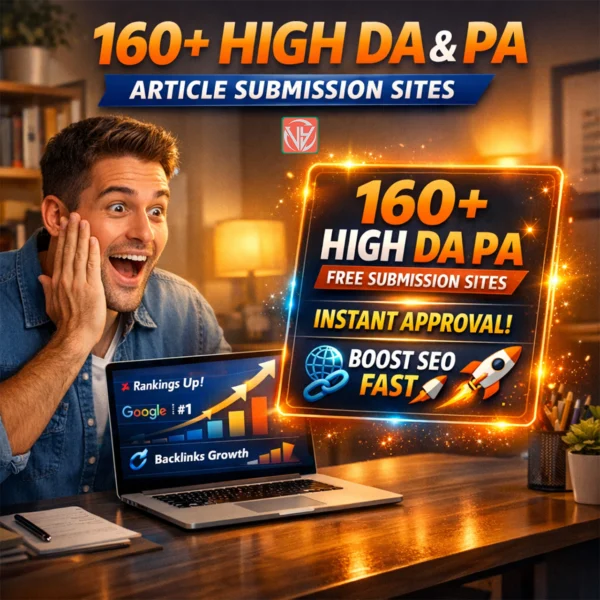 Download 160+ High DA Article sites list