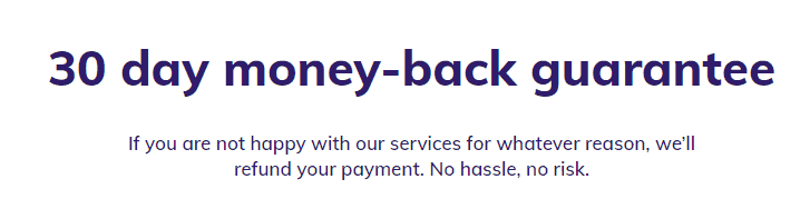 Hostinger 30 day money back guarantee