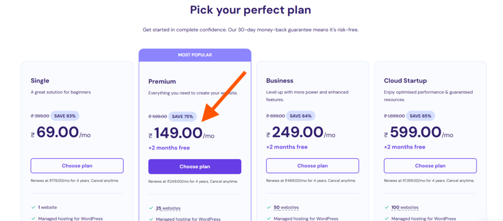 choose your plan