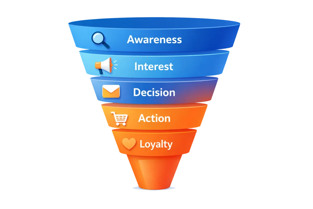 AIDA funnel Modal